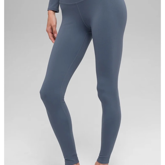 New Alo Blue Women's Leggings Yoga - Picture 2 of 5